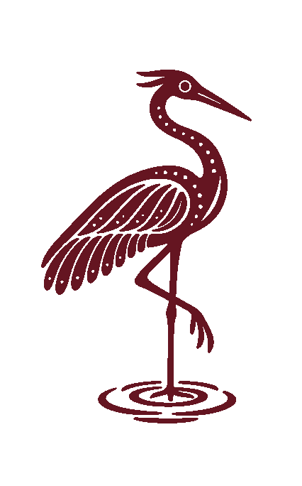 Ornamentaler Wasservogel